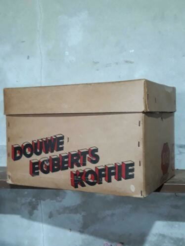 Oude Vintage Doos Winkelverpakking Egberts Koffie | Overige Decoratie | Aan Punt