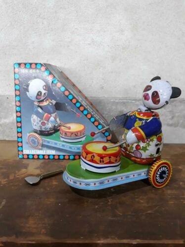 cascade Aanhankelijk Onafhankelijk Oud Vintage Blikken Speelgoed - China - Drummende Panda MS565 | Brocante &  Vintage Speelgoed & Poppen | Aan de Punt
