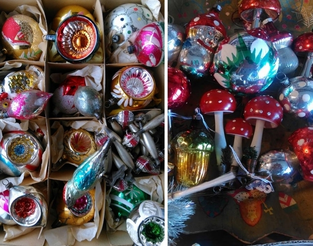 Lao beproeving Grondig Brocante Oude Antieke Kerstballen & Pieken | Aan de Punt