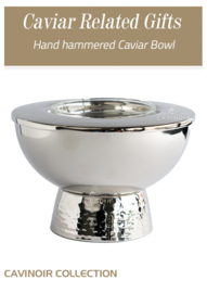 Hand hammered Caviar Bowl