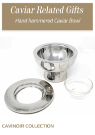 Hand hammered Caviar Bowl