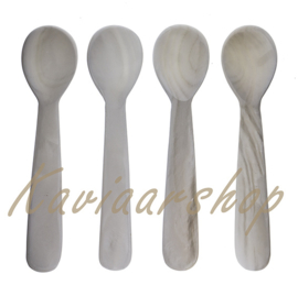 Mother of Pearl spoons set van 4 stuks (large 11cm) in doosje