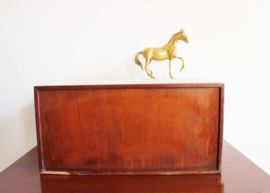 Vintage besteklade van Gero. Oud retro ladekastje/ retro organizer / bestekcasette