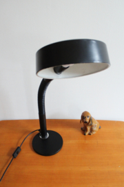 Zwarte vintage bureaulamp - Hala - Zeist. Retro design lamp.