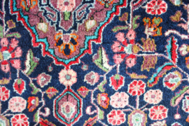 Kleurrijk vintage tapijt - Djosan. Handgeknoopt Oosters kleed.