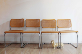 Set van 4 vintage stoelen. Retro design stoel - Cesca Marcel Breuer ?