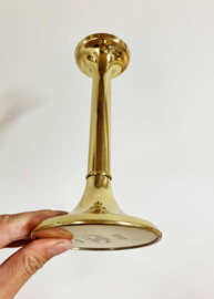 Vintage messing kandelaar G.V Harnisch - Kopenhagen. Deense kaarsenhouder