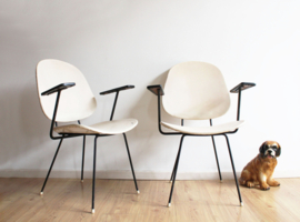 Set industriële vintage stoelen. Retro design fauteuils, Gispen / Kembo?