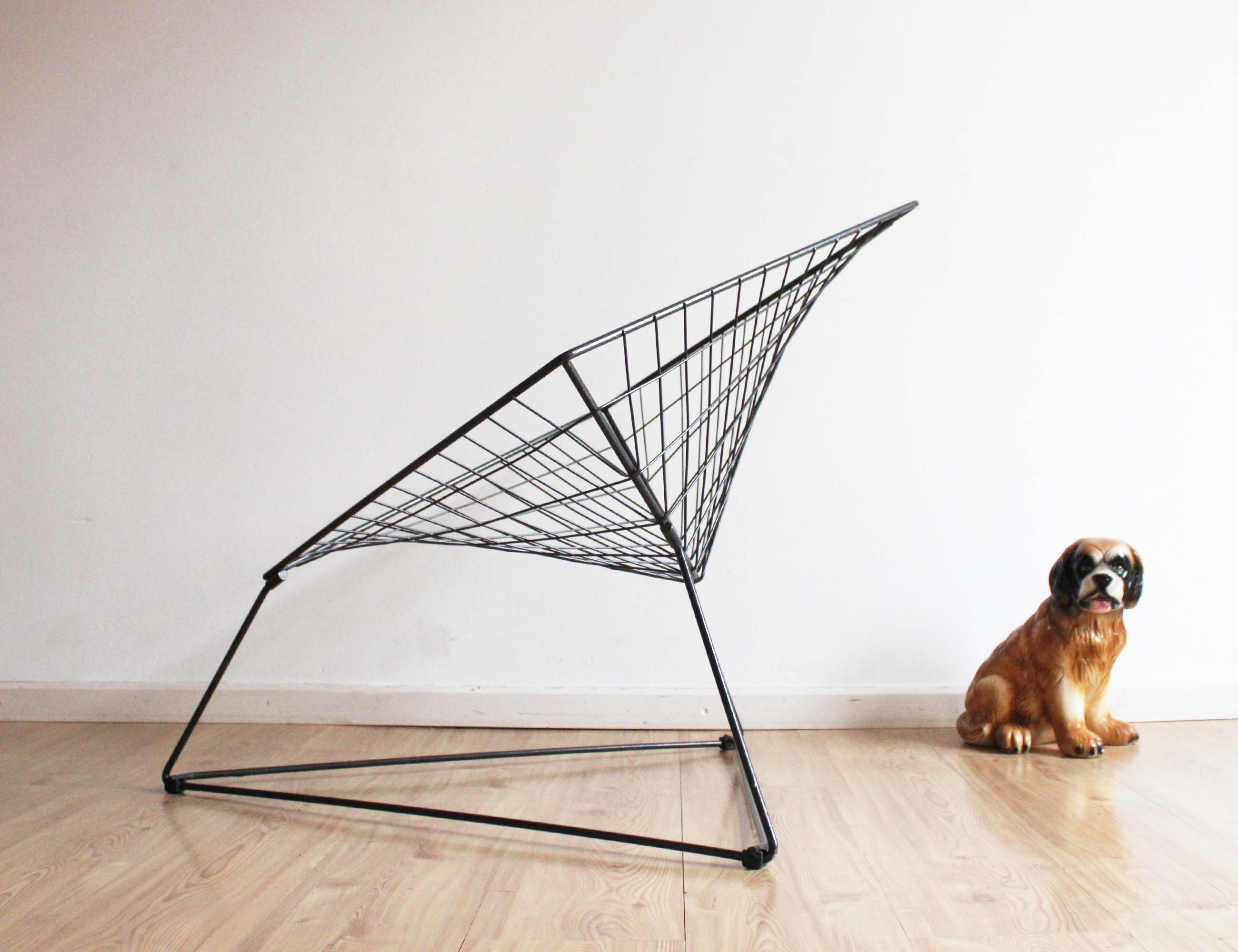 Vintage wire chair - Oti. Retro design stoel - Niels Gammelgaard - IKEA