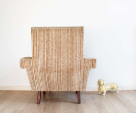 Heerlijke vintage Mid Century fauteuil.  Retro design lounge stoel
