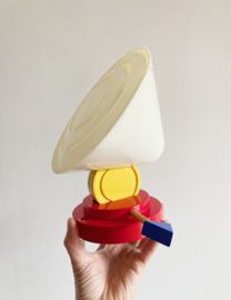 Vintage STOJA wandlamp van IKEA. Retro Memphis stijl lampje, nr 2
