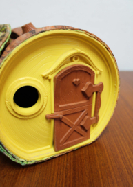 Vintage Fisher Price speelset - The Woodsey's.  Eekhoorntjes in boomstam poppenhuis