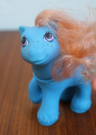 Play Time Baby Brother Drummer: Vintage My Little Pony - G1 - Hasbro. Retro speelgoed MLP paardje
