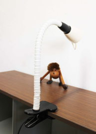 Vintage klemlamp van Ikea. Flexibele retro lamp