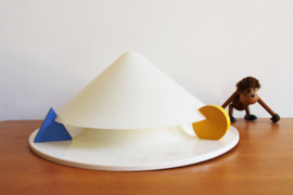 Vintage Ikea plafondlamp - serie Stoja. Retro design lamp, Memphis stijl