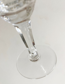 Set van 4 kristallen wijnglazen. Prachtige vintage glazen