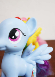 Set grote My Little Pony's. G 4 -  Fluttershy en Rainbow Dash.