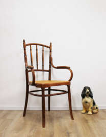 Antieke cafe/bistro stoeltje -Thonet stijl. Houten vintage stoel, Mundus?