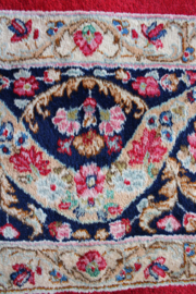 XXL Vintage Perzisch kleed, Kirman/Kerman. Groot handgeknoopt Oosters tapijt met bloemen
