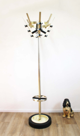 Industriële vintage kapstok. Retro design coat rack, jaren 60?