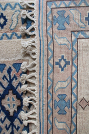 Handgeknoopt Oosterse vintage kleed. Lang Perzisch tapijt/loper - Kazak?