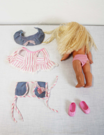 Vintage Mattel Lil' Miss Dress Up Pop - 1989. Retro speelgoed pop