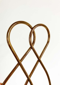 Goudkleurige boekensteun - Ikea Spajl. Retro bookend - goud