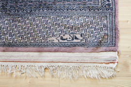 Groot handgeknoopt Oosters kleed. Wollen vintage Perzisch tapijt, Bouchara/Bokhara
