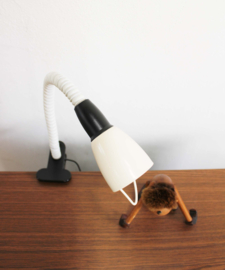 Vintage klemlamp van Ikea. Flexibele retro lamp