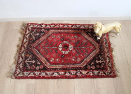 Handgeknoopt Oosters kleedje - Shiraz. Vintage Perzisch tapijt
