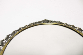 Vintage spiegel in barok lijst. Hollywood Regency wandspiegeltje