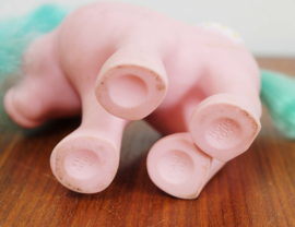 Banana Surprise, ijscoupe. Vintage My Little Pony - G1 - Hasbro. Retro MLP paardje