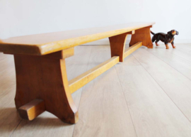 Te gekke vintage gymbank. Houten retro turn bank
