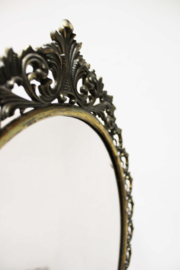Vintage spiegel in barok lijst. Hollywood Regency wandspiegeltje