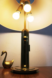 Hollywood Regency messing tafellamp. Vintage lamp, Peill en Putzler?
