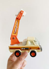 Vintage speelgoed auto - Buddy L Power Light Bucket Truck. Retro kraanwagen