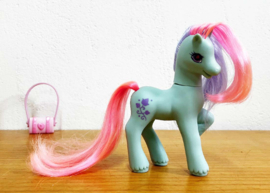 Basket Surprise Ivy : Vintage My Little Pony - G2 - Hasbro. Retro speelgoed MLP paardje
