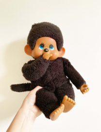 Grote vintage Monchhichi aap.  Originele retro XXL Monchichi knuffel, 45 cm.