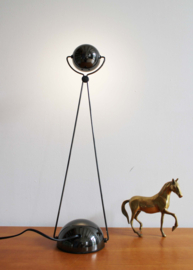 Zwarte vintage 'Meridiana' tafellamp - Paolo Piva voor Stefano Cevoli. Retro bureaulamp