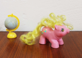 Newborn Baby Tappy: Vintage My Little Pony - G1 - Hasbro. Retro speelgoed MLP paardje