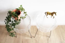 Set Hatten tafeltjes - Ehlén Johansson voor Ikea. Retro design bijzettafeltjes