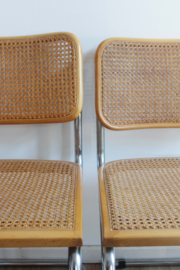 Set van 4 vintage stoelen. Retro design stoel - Cesca Marcel Breuer ?