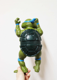 Grote vintage Teenage Mutant Ninja Turtles figuur - Leonardo. Retro TMNT pop - 1989