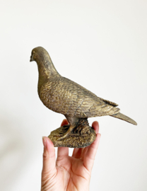 Sfeervolle vintage duif. Retro beeldje / vogel