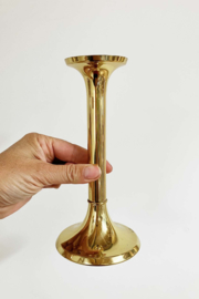 Vintage messing kandelaar G.V Harnisch - Kopenhagen. Deense kaarsenhouder