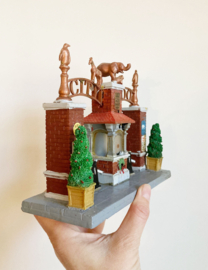 Lemax dierentuin entree. City Zoo Entrance ornament / kerstdorp
