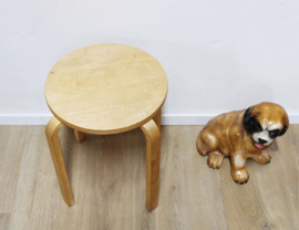 Vintage Frosta kruk - 1999 - IKEA. Houten retro krukje / plantentafel