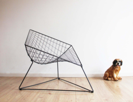 Vintage wire chair - Oti. Retro design stoel - Niels Gammelgaard - IKEA