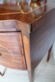 Prachtig antiek houten side board - George III. Vintage dressoir kast met inlegwerk