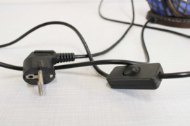 Sfeervol Tiffany stijl zwanenlampje.  Tafellamp in de vorm van een zwaan